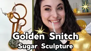 Making a HUGE Harry Potter Sugar Sculpture  - Isomalt Blown Sugar Showpiece