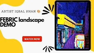 FEBRIC landscape DEMO|| Artist Iqbal Khan 🎨