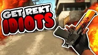 Get Rekt Idiots! [CSGO Funny Moments] /w Blitzy