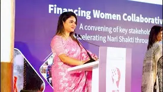 Best corporate anchor Mayuri D Malandkar hosting Financing women collaborative conference.