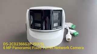 Hikvision OEM Panoramic AcuSense Fixed Turret Network Camera