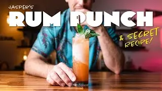 Jasper's RUM PUNCH - a bold and boozy secret concoction from Jamaica!
