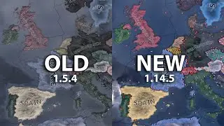 Old HOI4 VS New HOI4 Timelapse