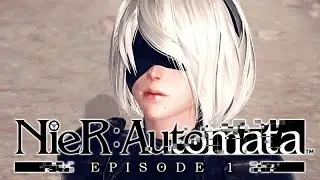 NieR: Automata #1: Prologue ★ Story Walkthrough / All Cutscenes 【A, B, C, D Routes Mixed】