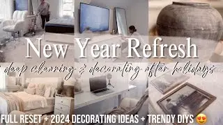 DECORATE WITH ME AFTER THE HOLIDAYS | 2024 DECORATING IDEAS 😍