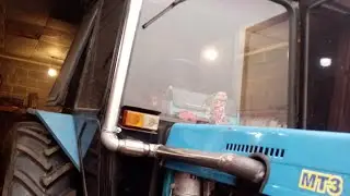 Глушитель на кабину МТЗ