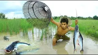 Survival in the forest ,Catch fish with Angrot ,Many big fish live in the lake