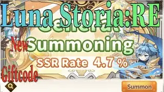 Luna Storia: RE Gameplay. Newgame mobile idle. 3 giftcode for Newbie to summon SSR