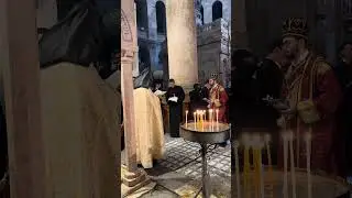 Service of the Armenian Apostolic Church at the Church of the Holy Sepulchre 