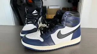 Air Jordan 1 Midnight Navy On Feet Review