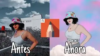 Como convertir una FOTO en CARICATURA con tu CELULAR📱| Tutorial Sketchbook