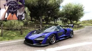 McLaren Senna - Forza Horizon 5 | Logitech g920 gameplay