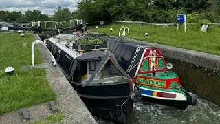 Real Time Canal Boat Cruise - Seabrook to Marsworth (Four Locks And A Swingbridge) By Narrowboat
