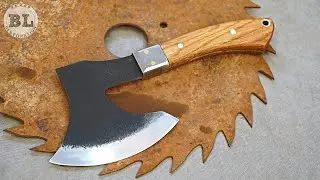 Making a Little Hatchet from an Old Saw Blade