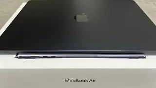 MacBook AIR M2 15'', MIDNIGHT | 4K | Unboxing