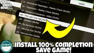 Tutorial: GTA V - How to Download and Install 100% Game Save!