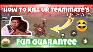 How To Kill Your Own Teamate's