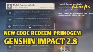 CODE REDEEM BARU GENSHIN IMPACT 2.8