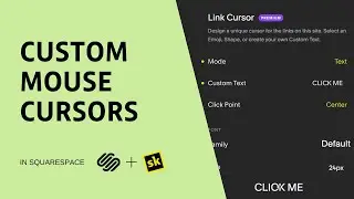 How to Change Your Mouse Cursor in Squarespace
