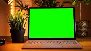 [No Copyright] Laptop Free green screen 