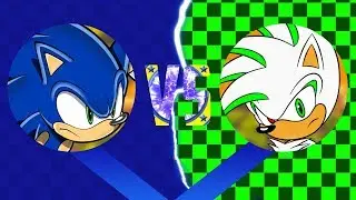 Sonic Epic Fights: Sonic VS Aeon (pivot sprite battle)