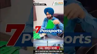 🇨🇦 Stamped Passports ⛳️ #Visa ✅ #visitorvisa #touristvisa #studyvisa #punjab #canada #immigration