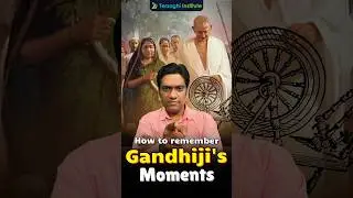 Gandhiji Moments Mnemonics | Terzaghi Institute #gandhiji