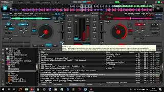 Como Mezclar con virtual dj 2020!! Mezcla de reggaeton Old school con virtual dj8 usando efecto eco.