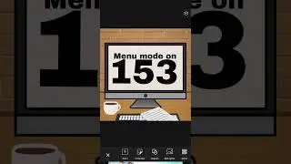 Menu mode on