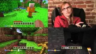 Minecraft Xbox - 4 Player Gameplay Action