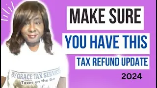 Make sure you have this for IRS Taxpayer Assistance Centers | Tax Refund Update