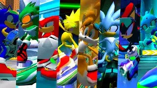 Sonic Riders Zero Gravity ALL Characters