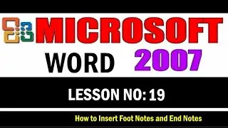 How to Insert Footnote and EndNote in MS Word