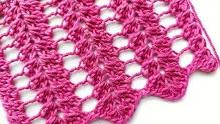 Wonderful large openwork like crochet 🔥 Easy knitting pattern