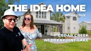 Take a Home Tour of "The Idea Home" in Cedar Creek at Deerpoint Lake, Florida with Sean & Alice!