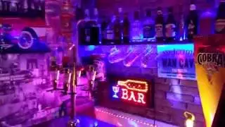 Bar room Disco leds games room man cave fruit machines
