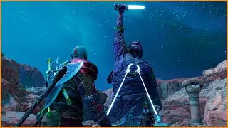 Kratos and Freya Visit Freyr Monument | God Of War Ragnarok PS5