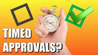 How to auto-approve catalog items on a timer, with 