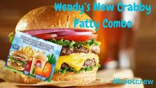 Trying the new Crabby Patty Combo from Wendy’s  #crabbypatty #wendys #food #hootcrew #thenightowl