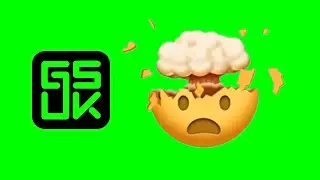 Mind Blown Emoji | GSUK — Copyright Free Green Screen