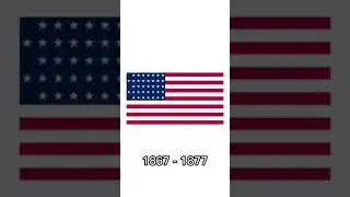 Evolution of USA Flag #flags #history #usa