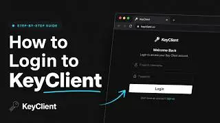 How to Login to Key Client!