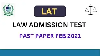 LAT Past Paper February 2021 | HEC Law Admission Test Preparation 2023