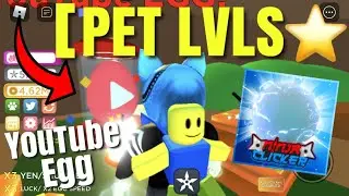 *NEW CODES* PET LVLS UPDATE NINJA CLICKER [YOUTUBE EGG]