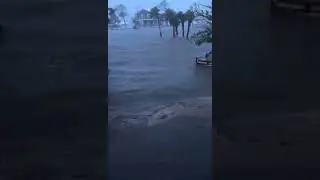 Hurricane Debby Causes Massive Flooding in Horseshoe Beach, Florida