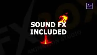 Cartoon Fire Elements | After Effects | After Effects Project Files - Videohive template