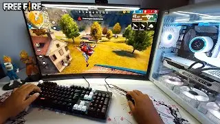 FREE FIRE NA VISÃO DE UM PC MOVIMENTAÇÃO (POV) Handcam 🤩