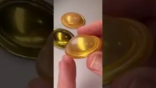 Resin Casting With Super Metallic Pigments     #shorts #resin #crafting #jewelrymaking