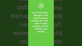 Node Package Manager (npm)