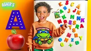 Learn ABC Alphabet and New Words 🍎🤓 | Asher's Learning Adventures